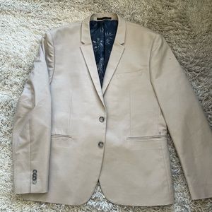 Beige neutral blazer